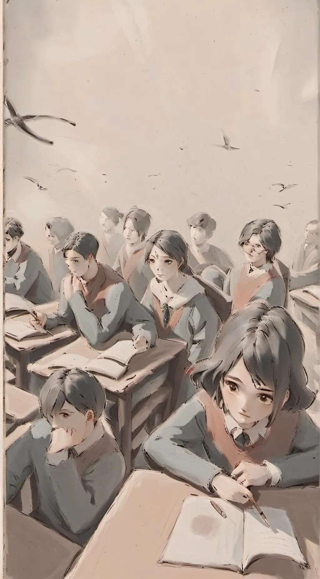 ai character: class 1a background