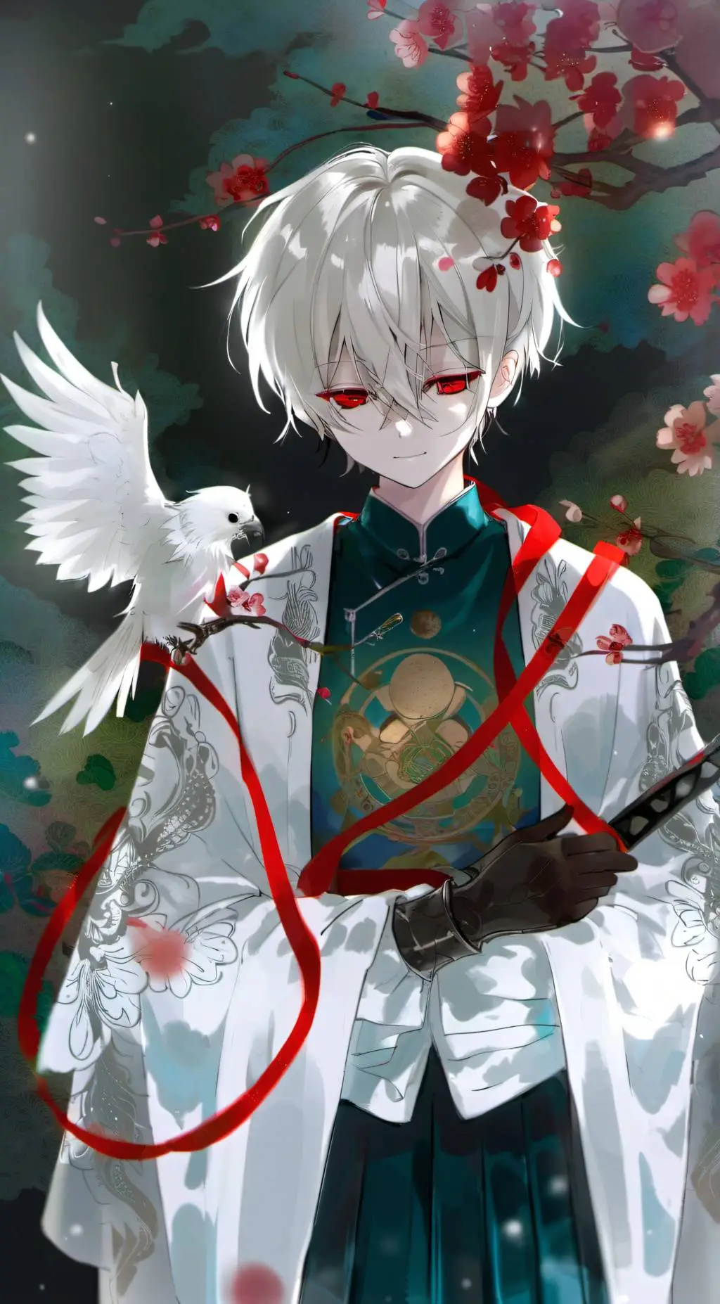 ai character: 落知秋 background