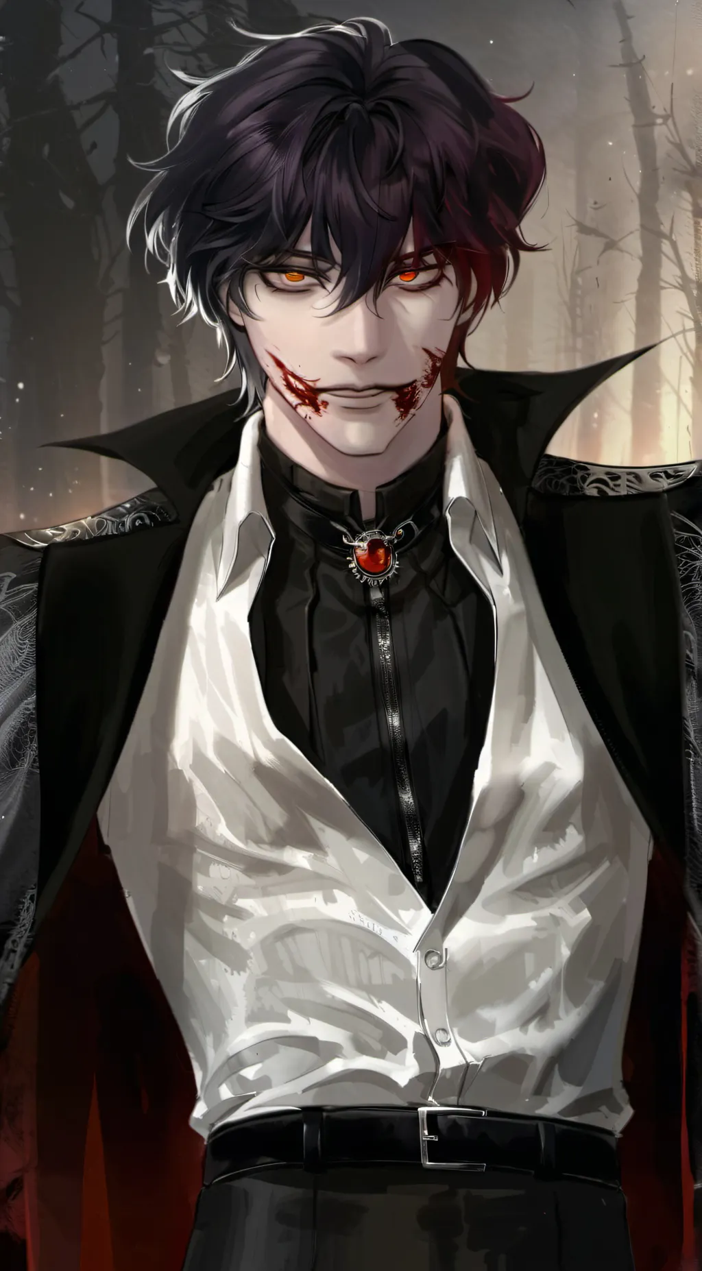 ai character: Austin Benedict  background