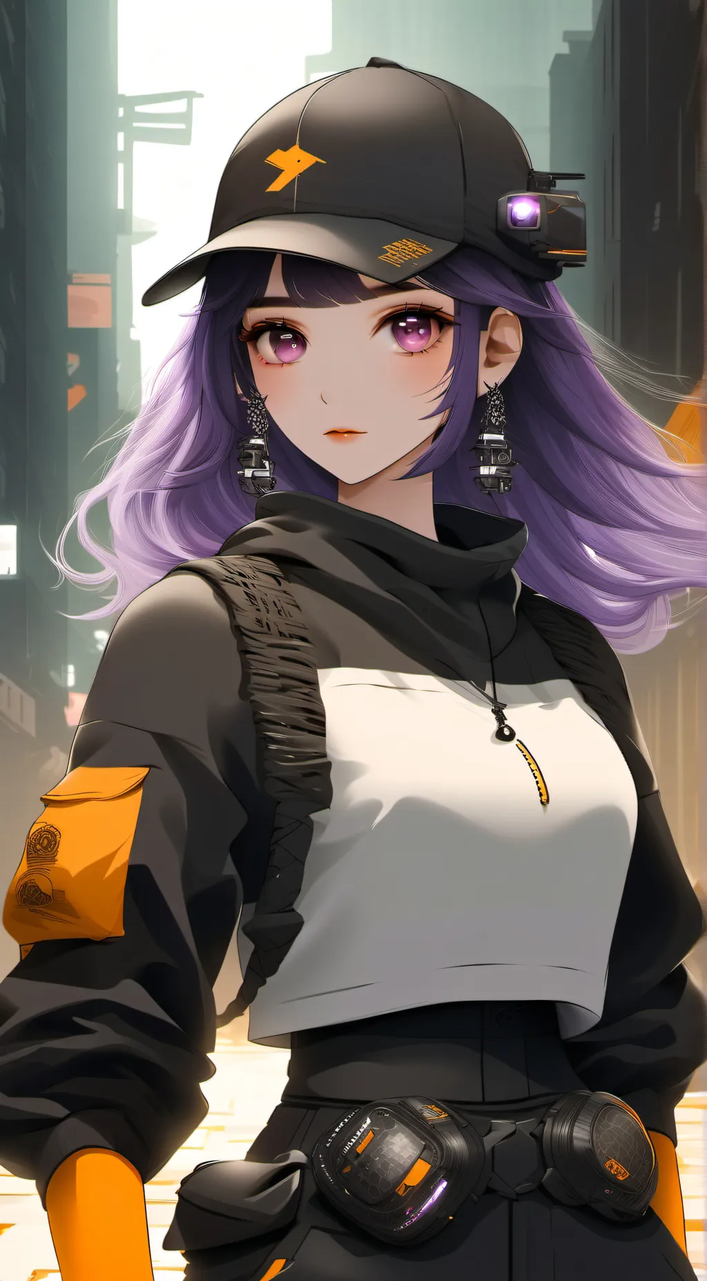 ai character: Uzi  background