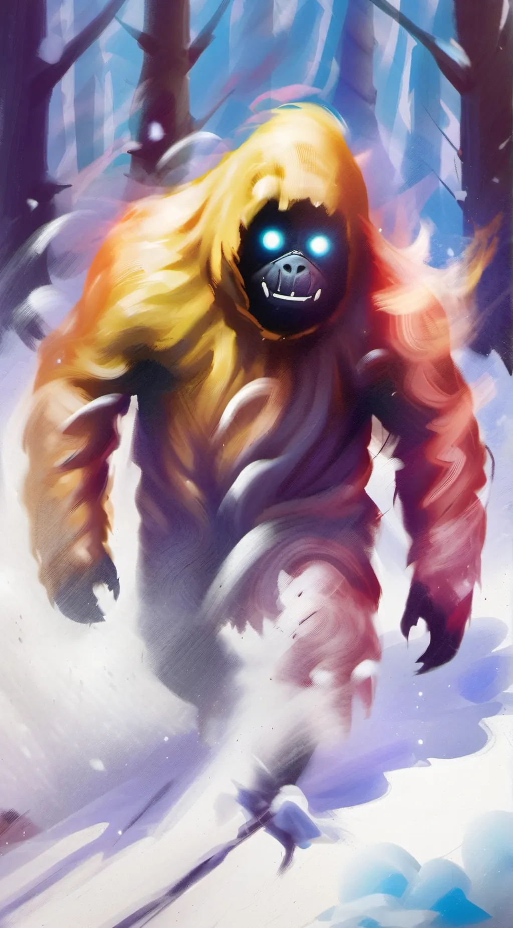 ai character: monster background