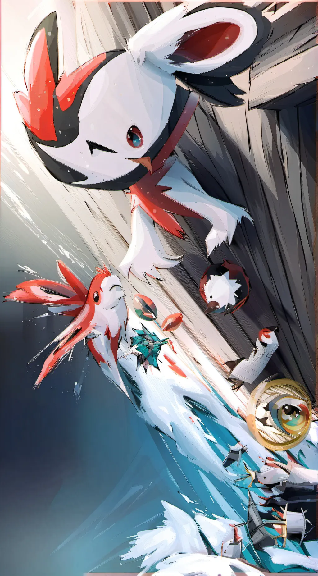 ai character: Pokemon background