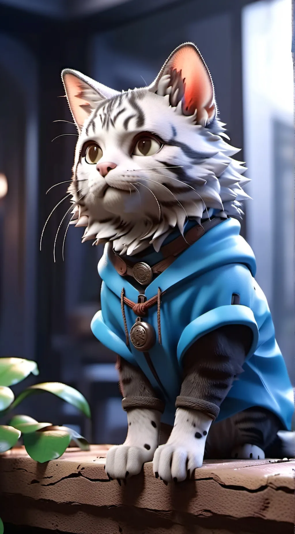 ai character: Sea background