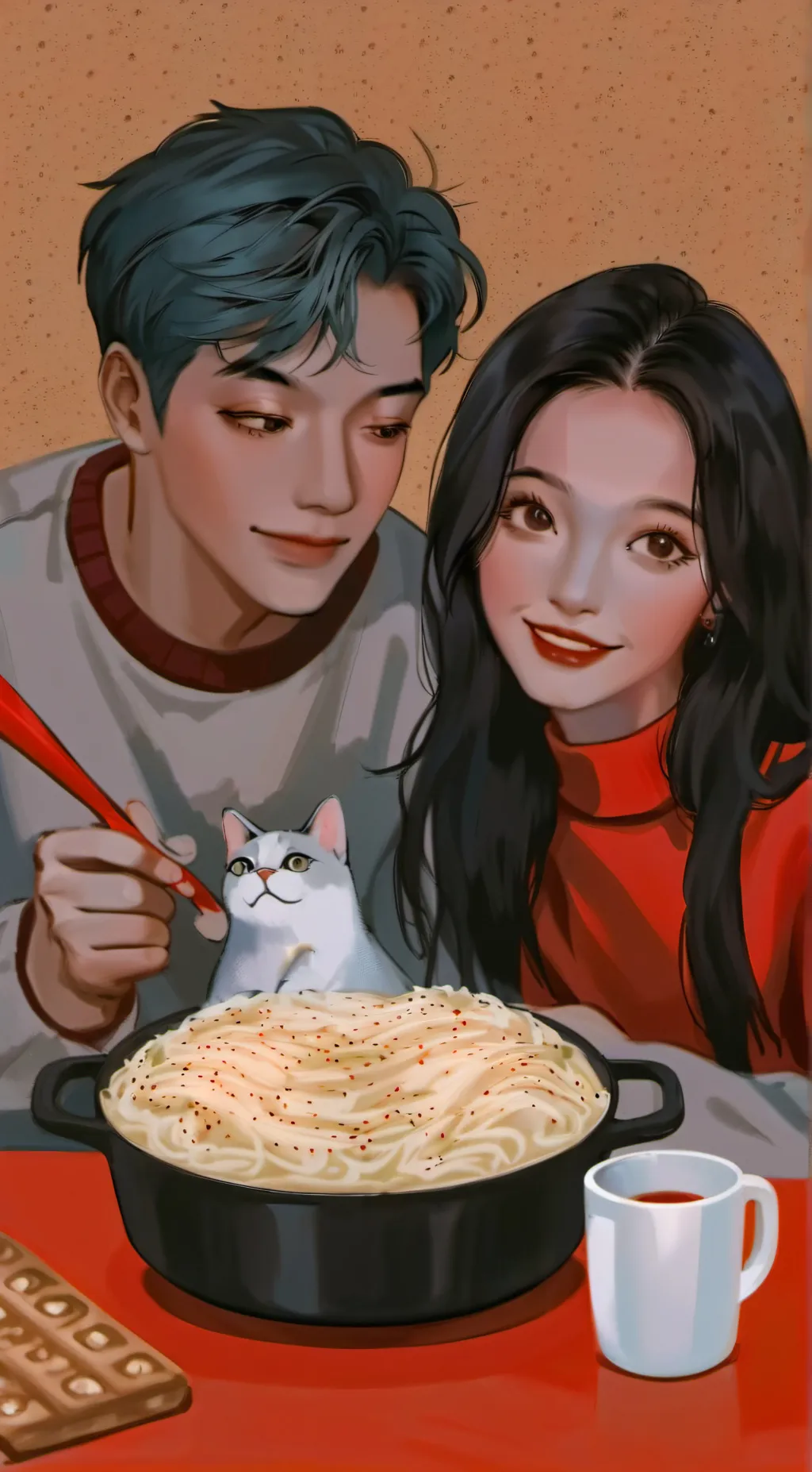 ai character: KURA background