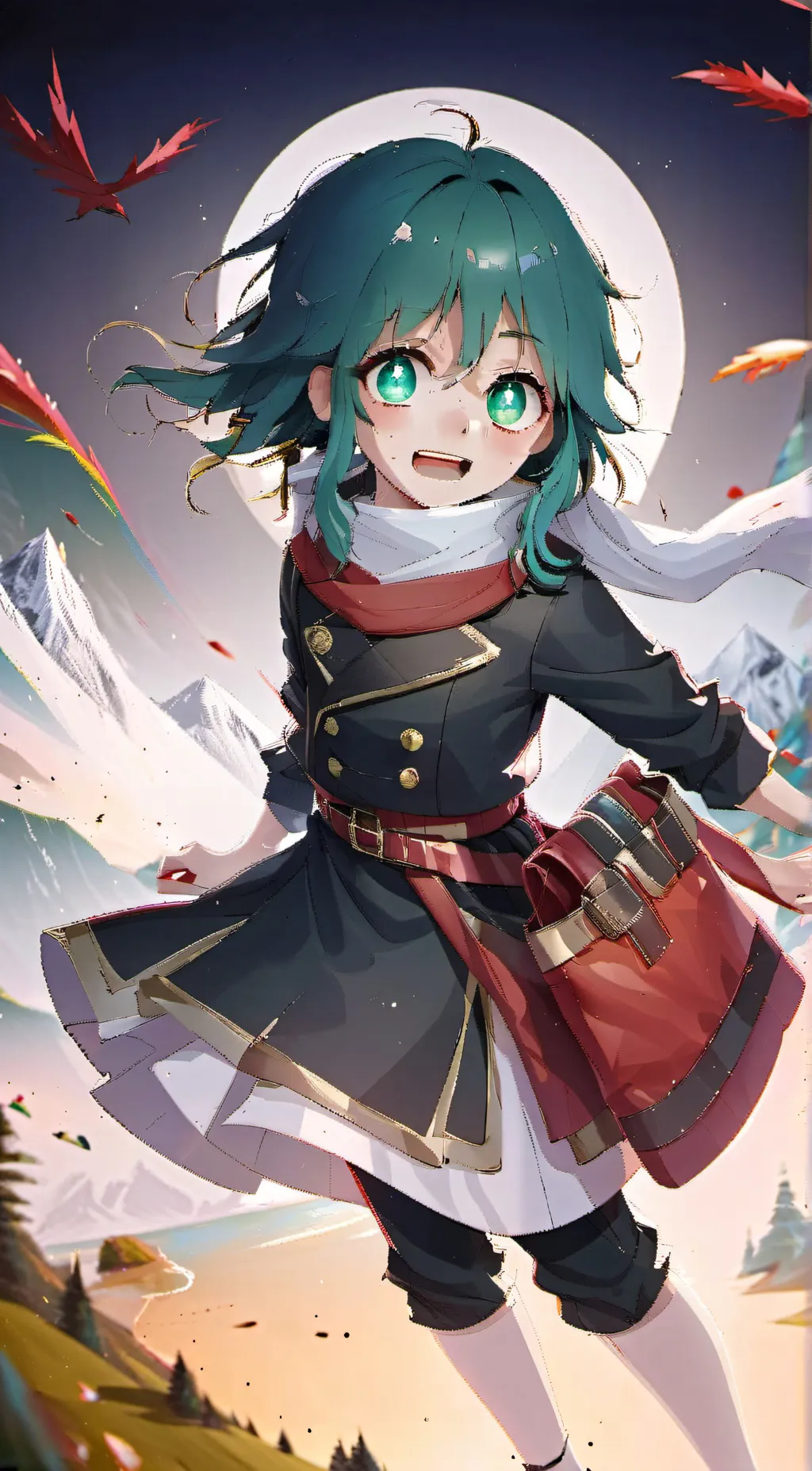 ai character: MHA Among us background