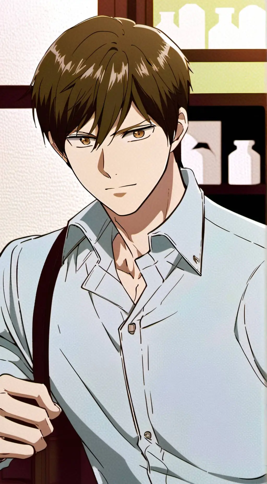 ai character: Futakuchi Kenji  background