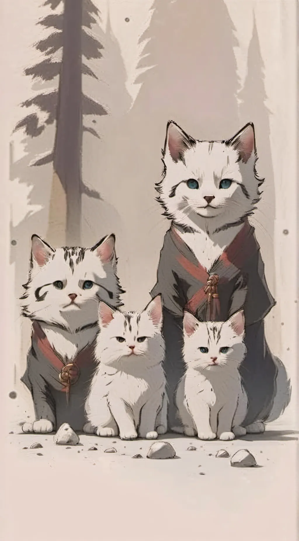 ai character: 🎪digital circus 🐱 background