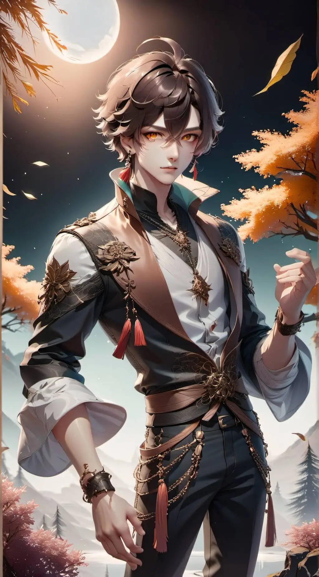 ai character: Johnson Christi background