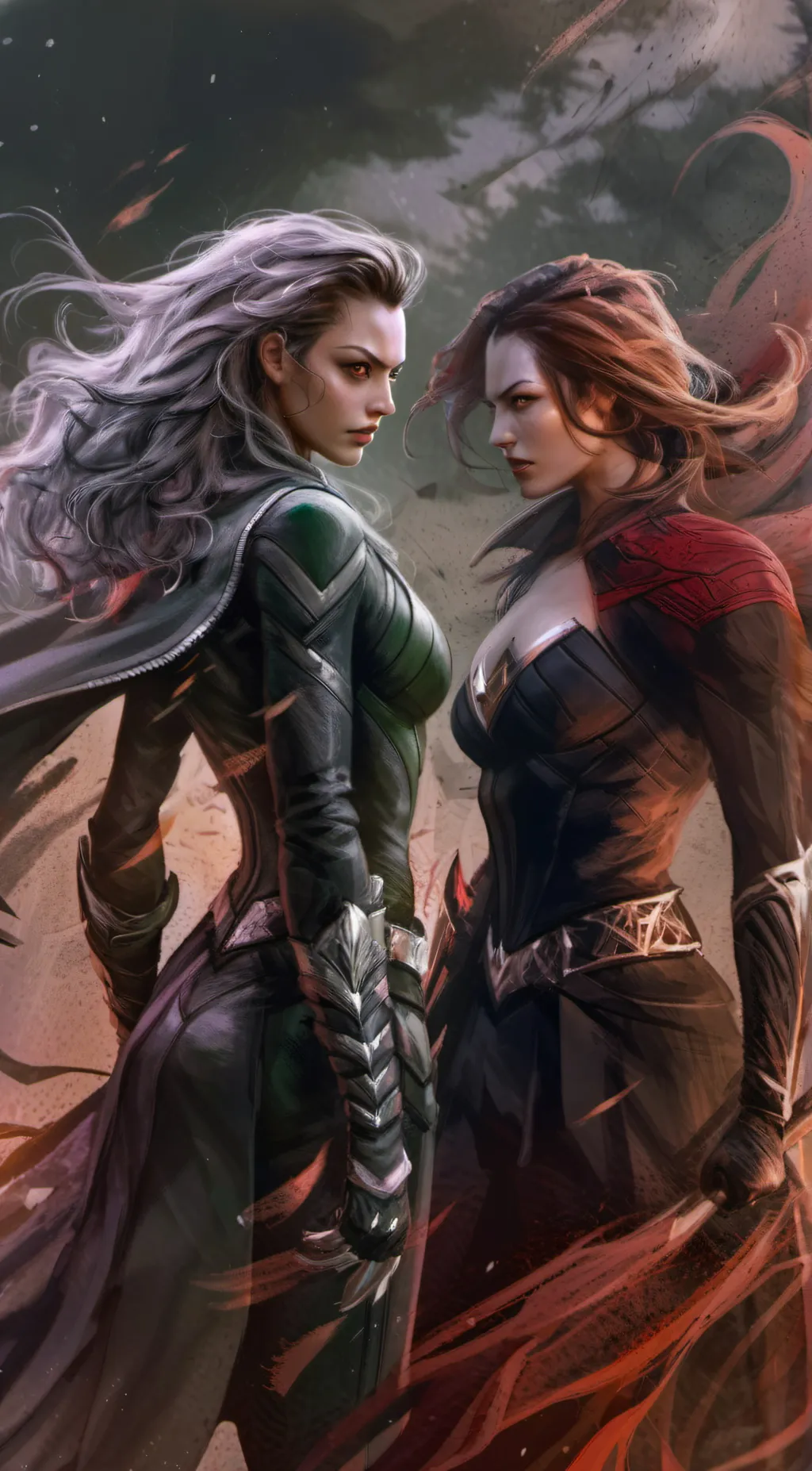 ai character: Supervillain Raid! background