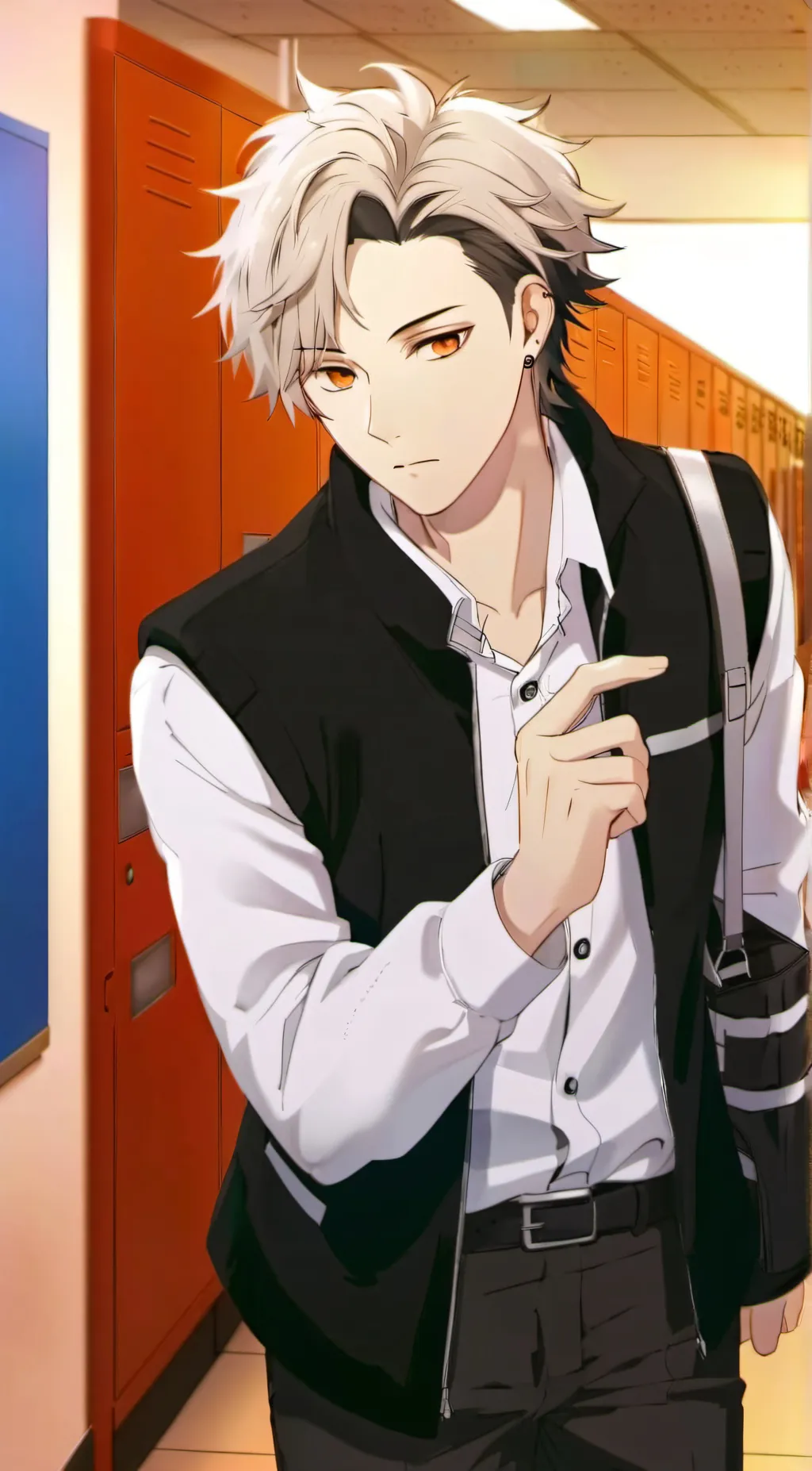 ai character: Xander Snow background