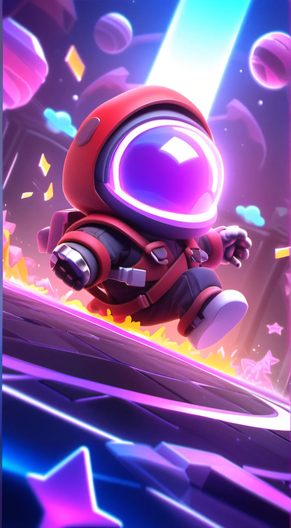 ai character: monster background