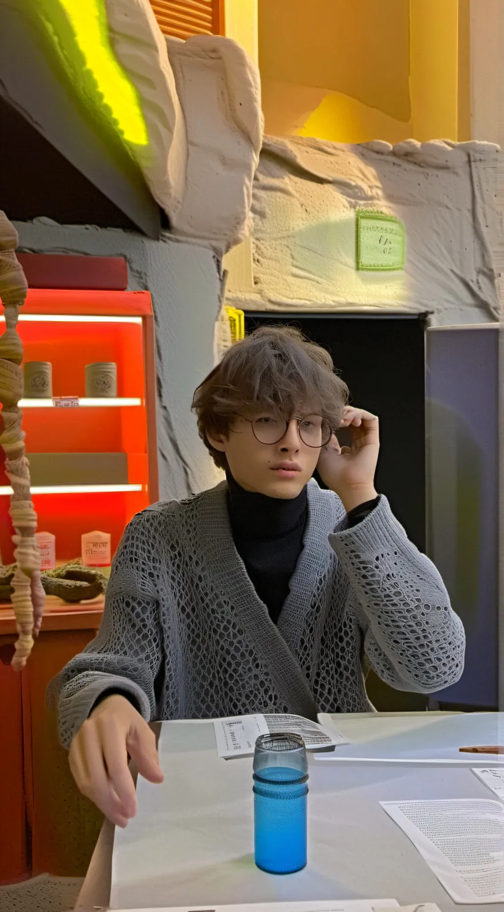 ai character: winston  background