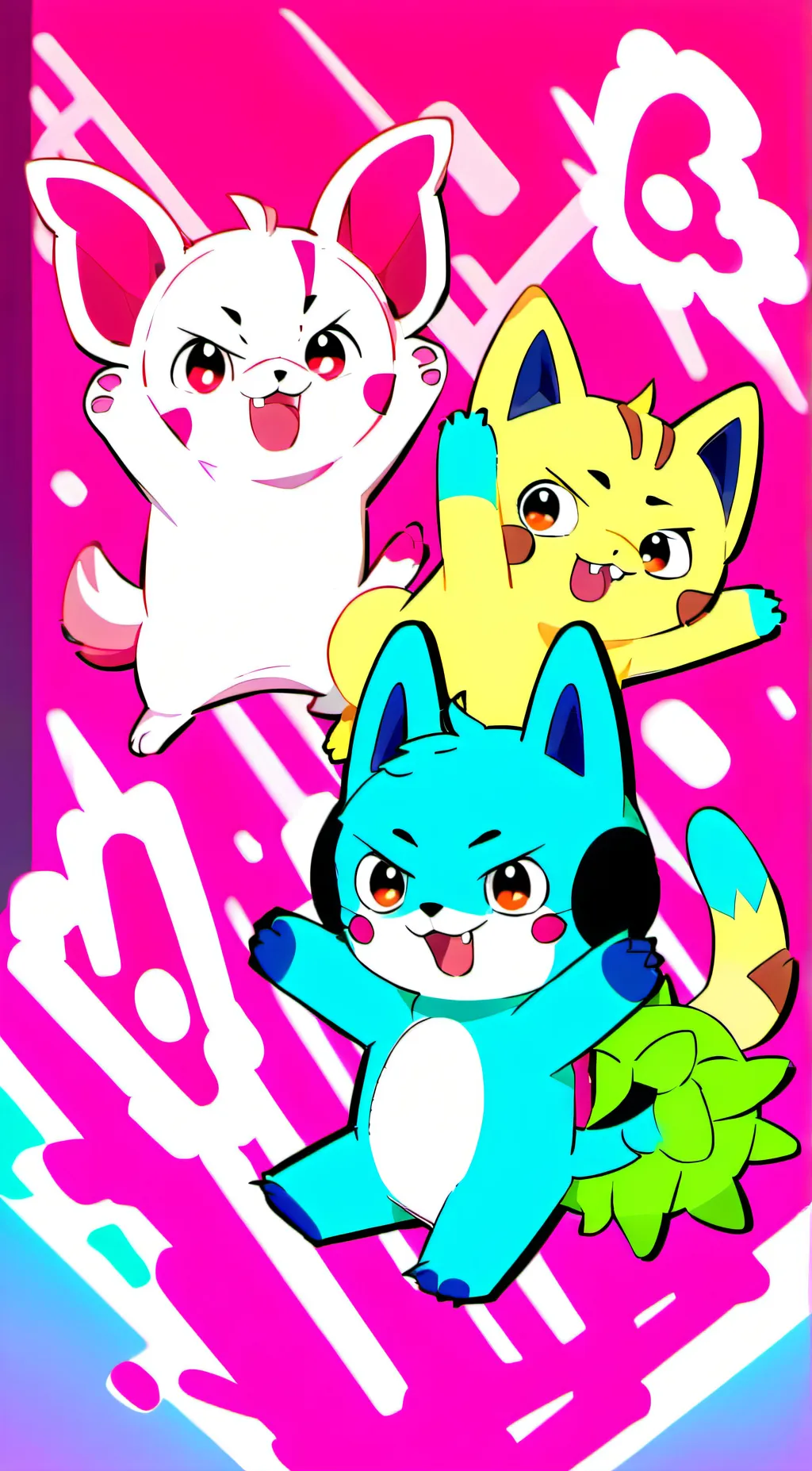 ai character: cat infection I background