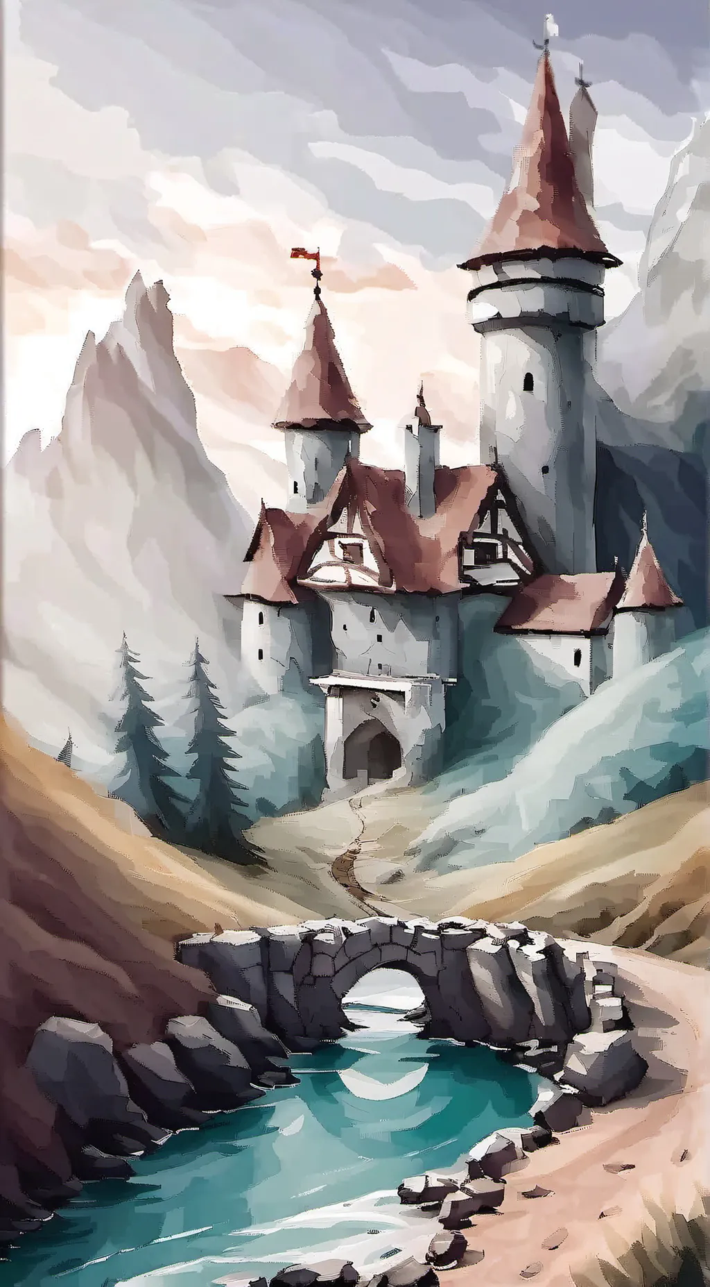 ai character: Tickle castle  background