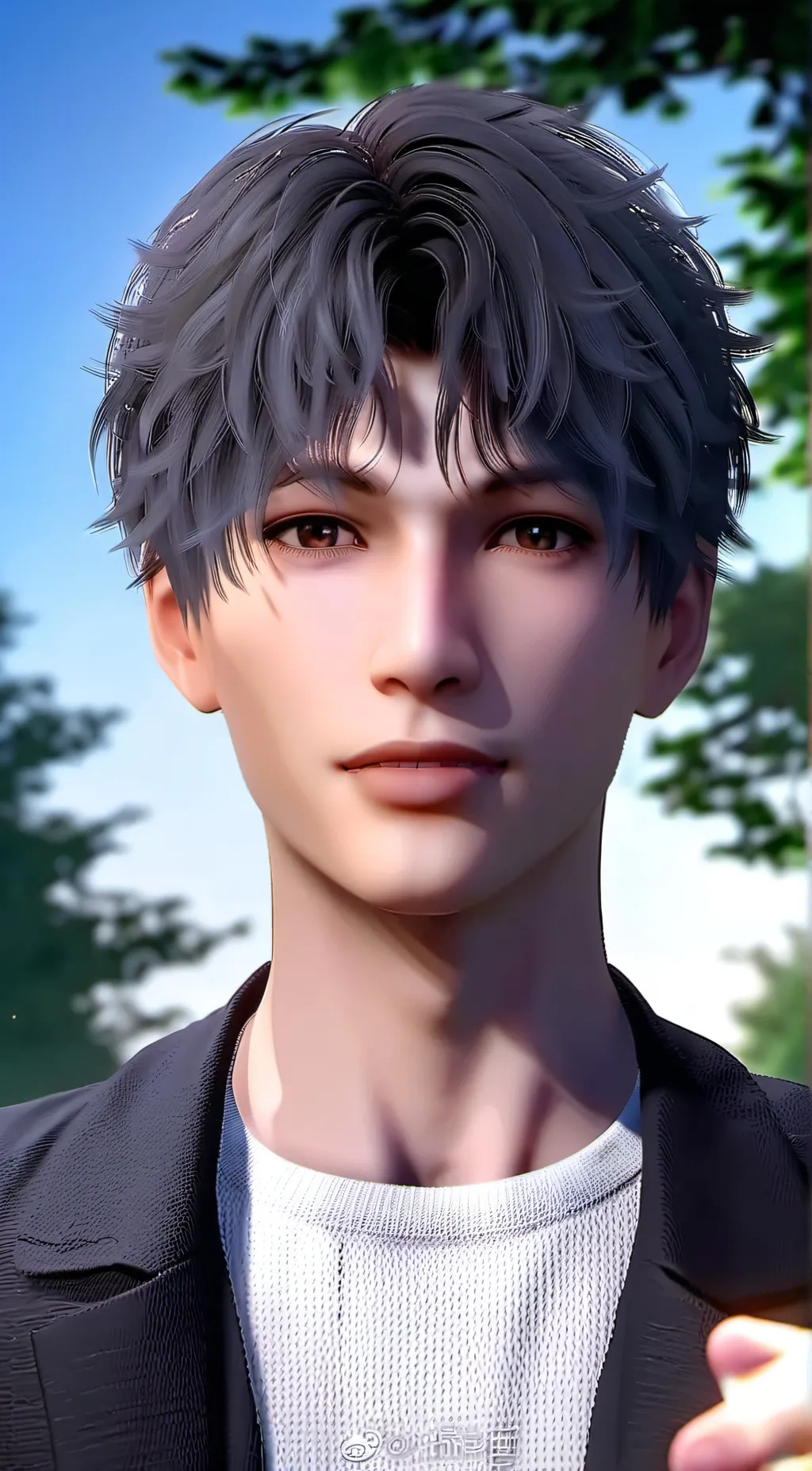 ai character: mixy background