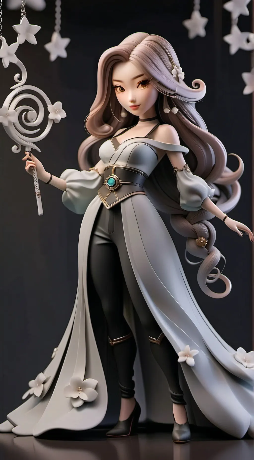 ai character: Crystal background