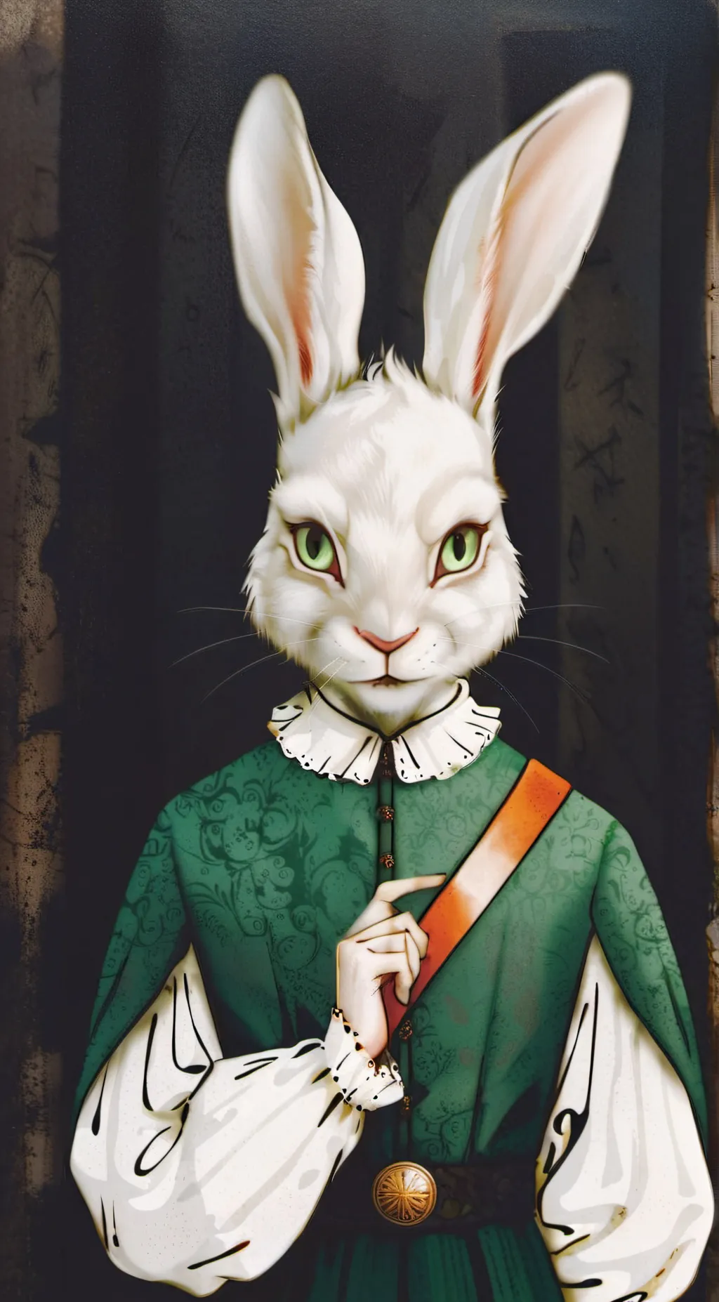 ai character: the rabbit  background
