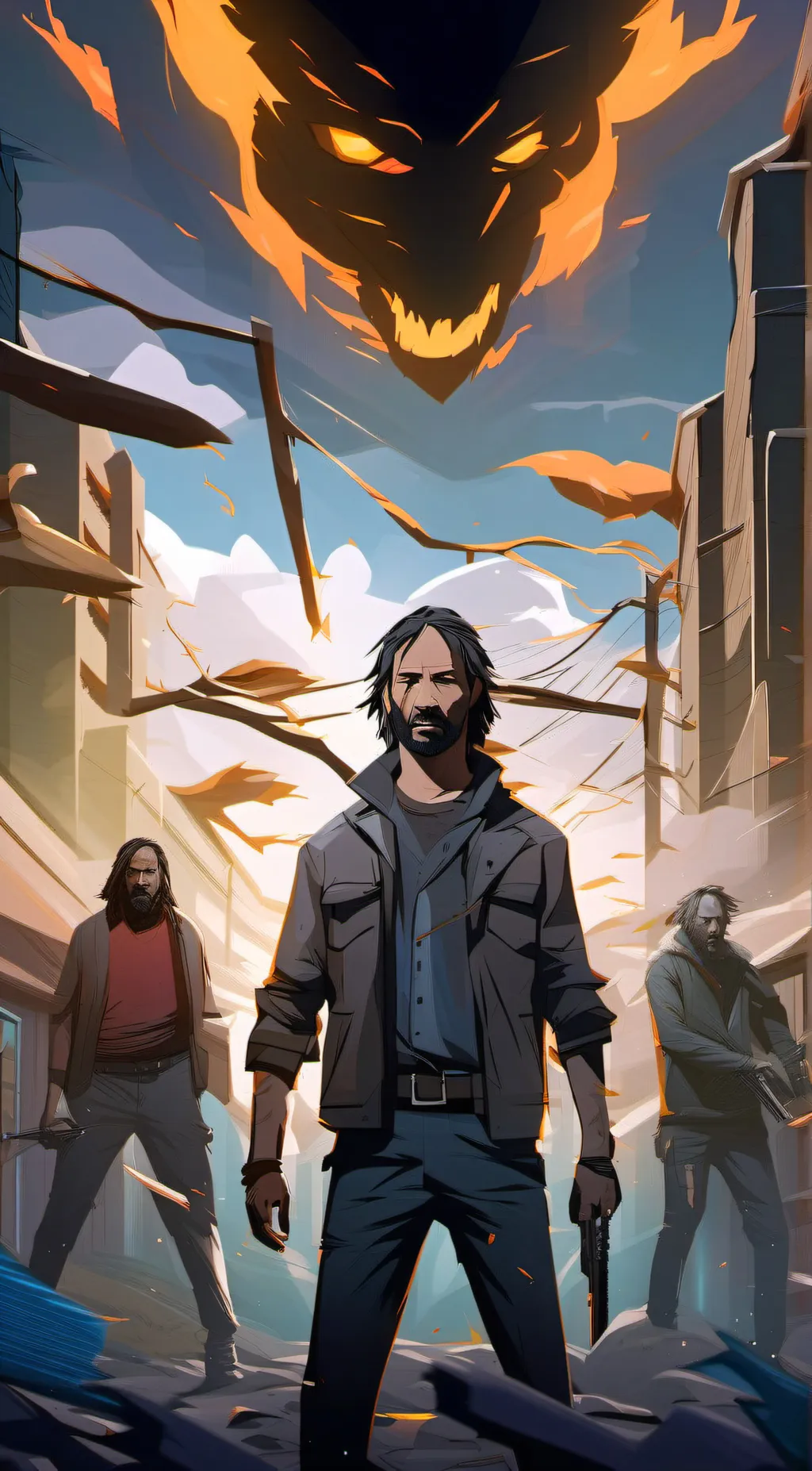 ai character: Twd background