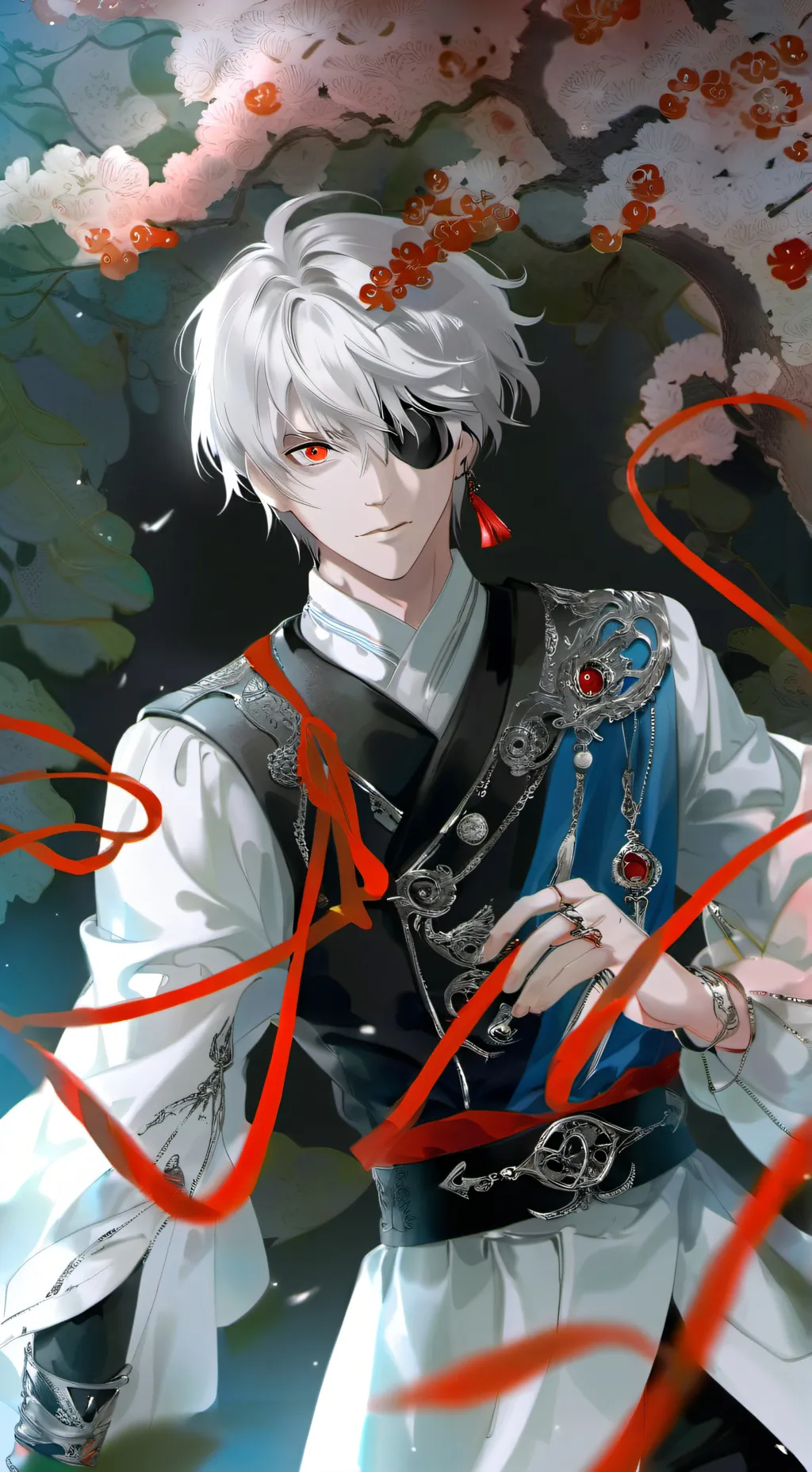 ai character: kaito💫 background