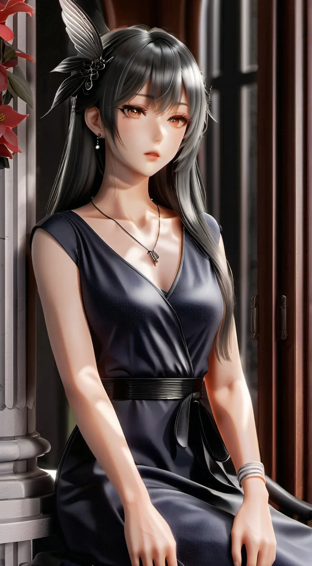 ai character: Ava/Avery  background