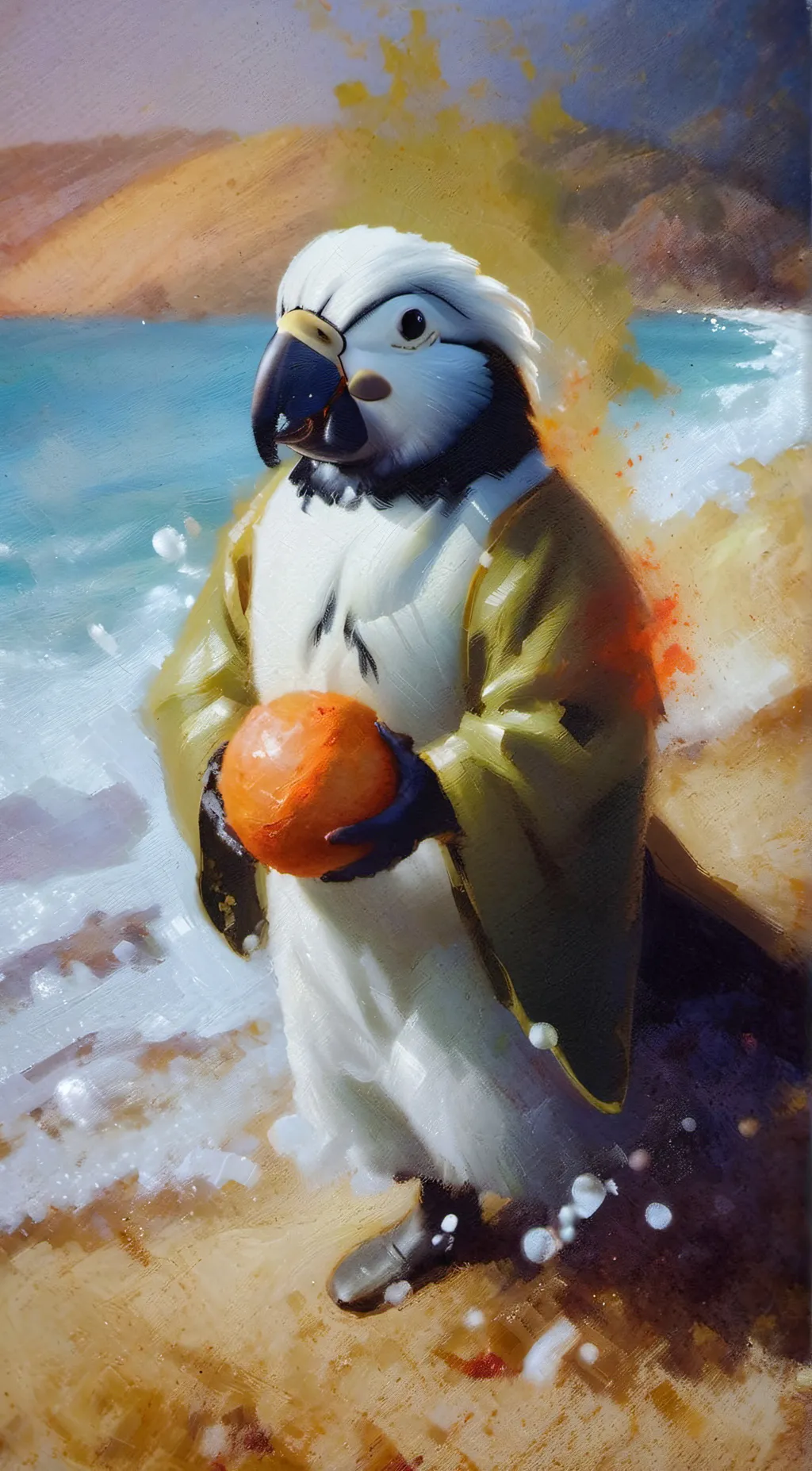 ai character: Parrot 🦜  background