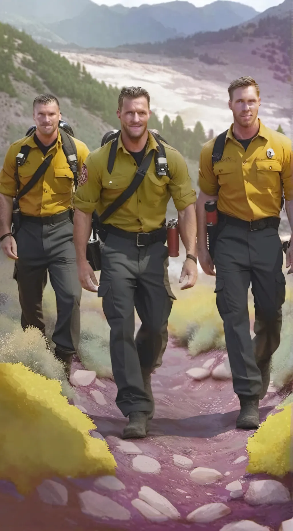 ai character: wildland crew 443 background