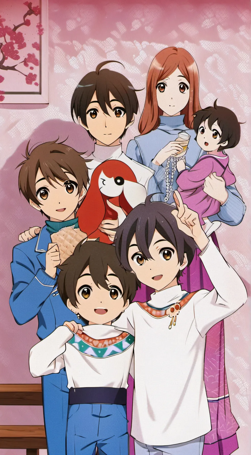 ai character: Children  background