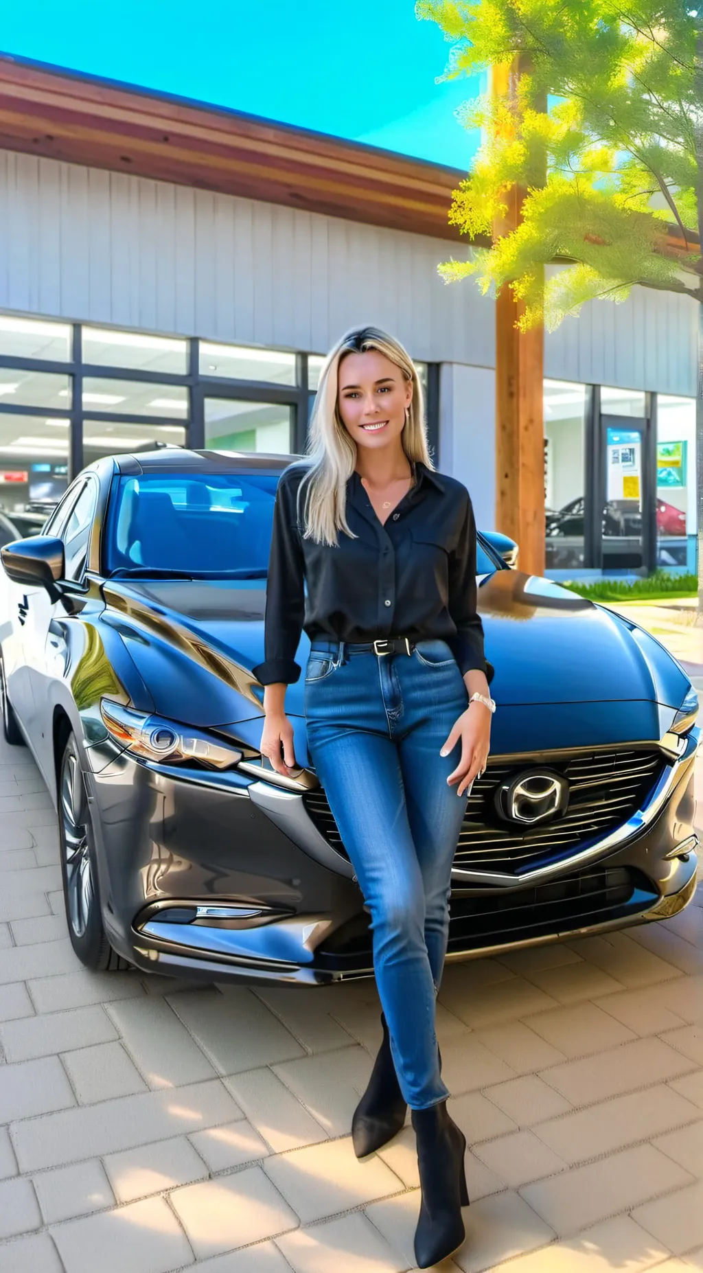 ai character: Jenny Butlin  background