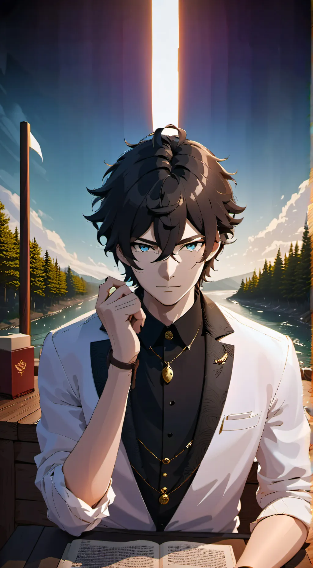 ai character: John  background