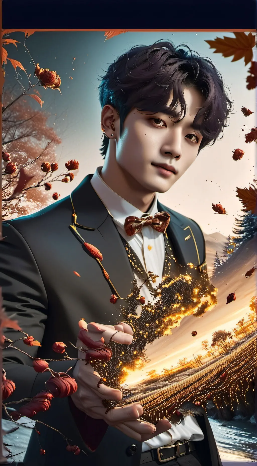 ai character: V(Taehyung) background