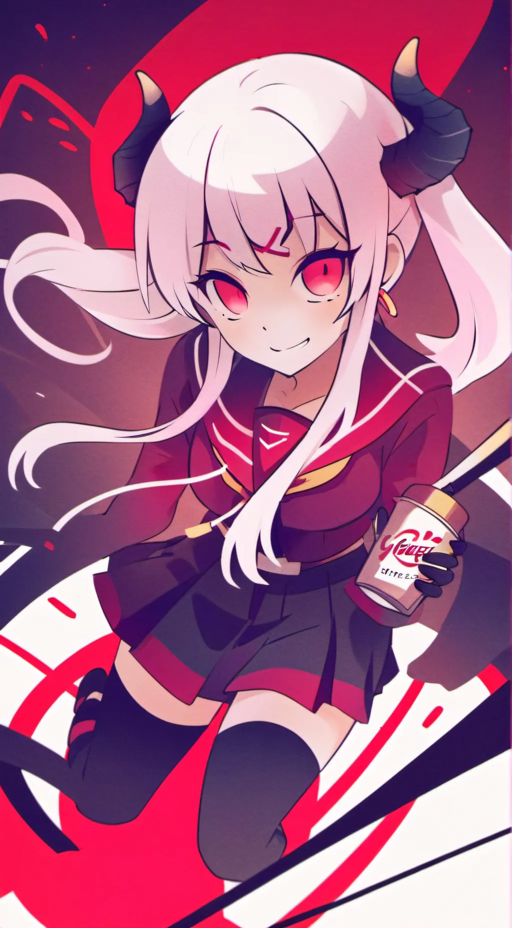 ai character:  velvete background