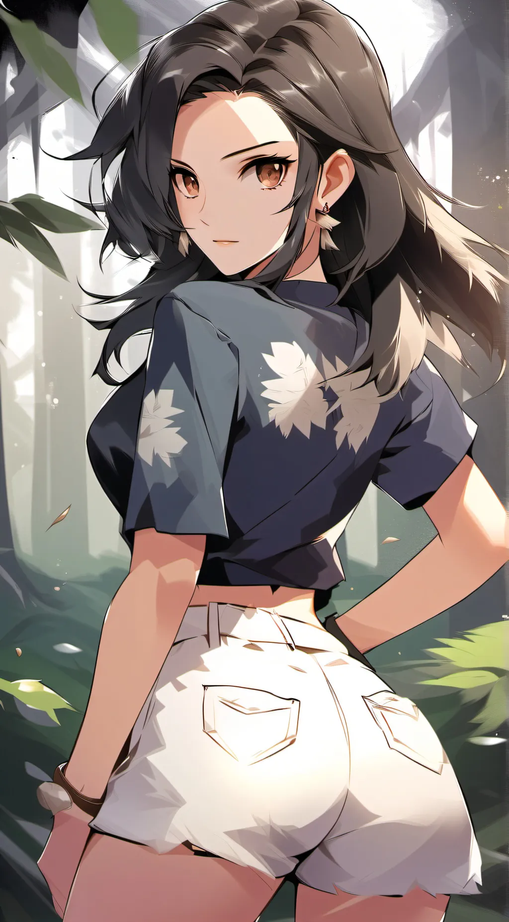 ai character: Rose background