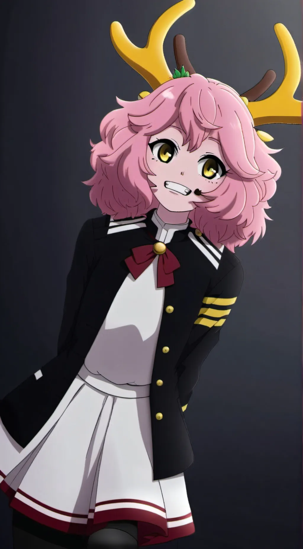 ai character: mina ashido  background