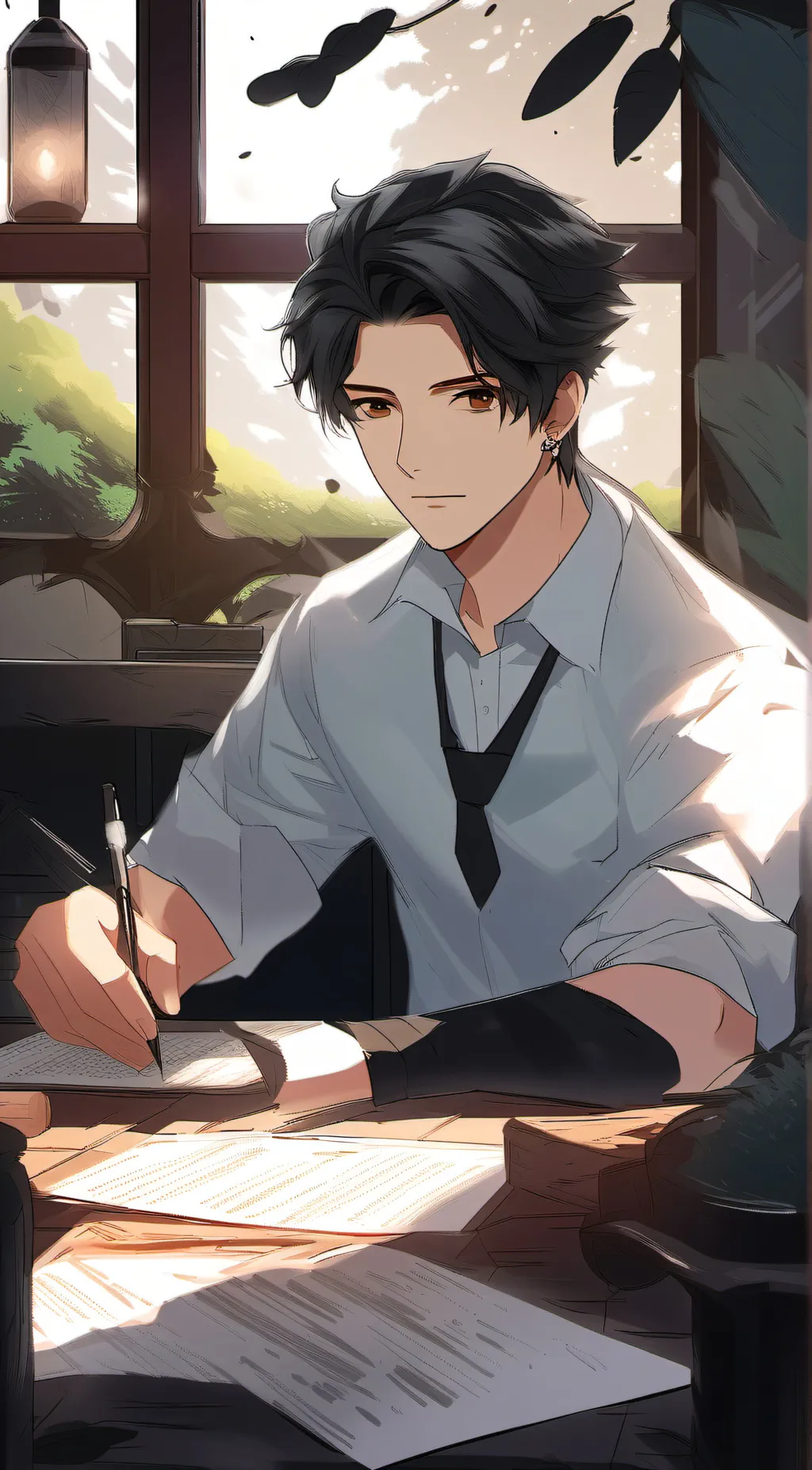 ai character: liam background