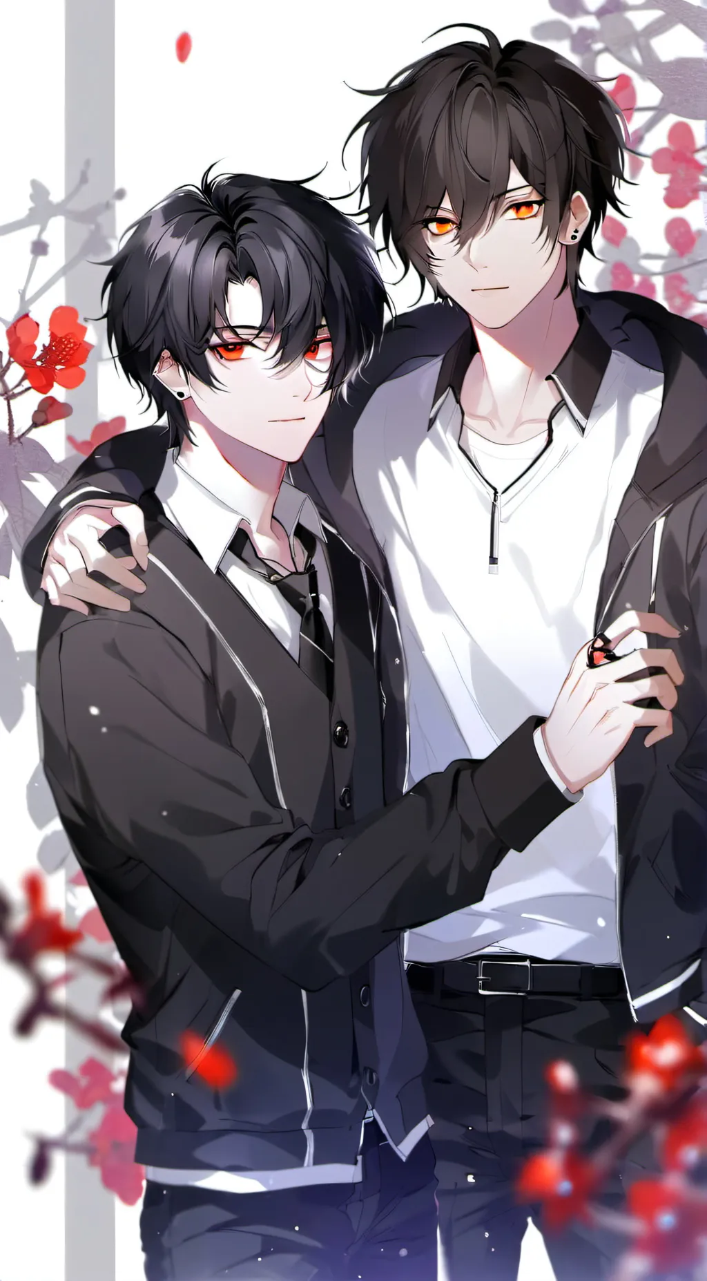 ai character: Lucas and Tyler background