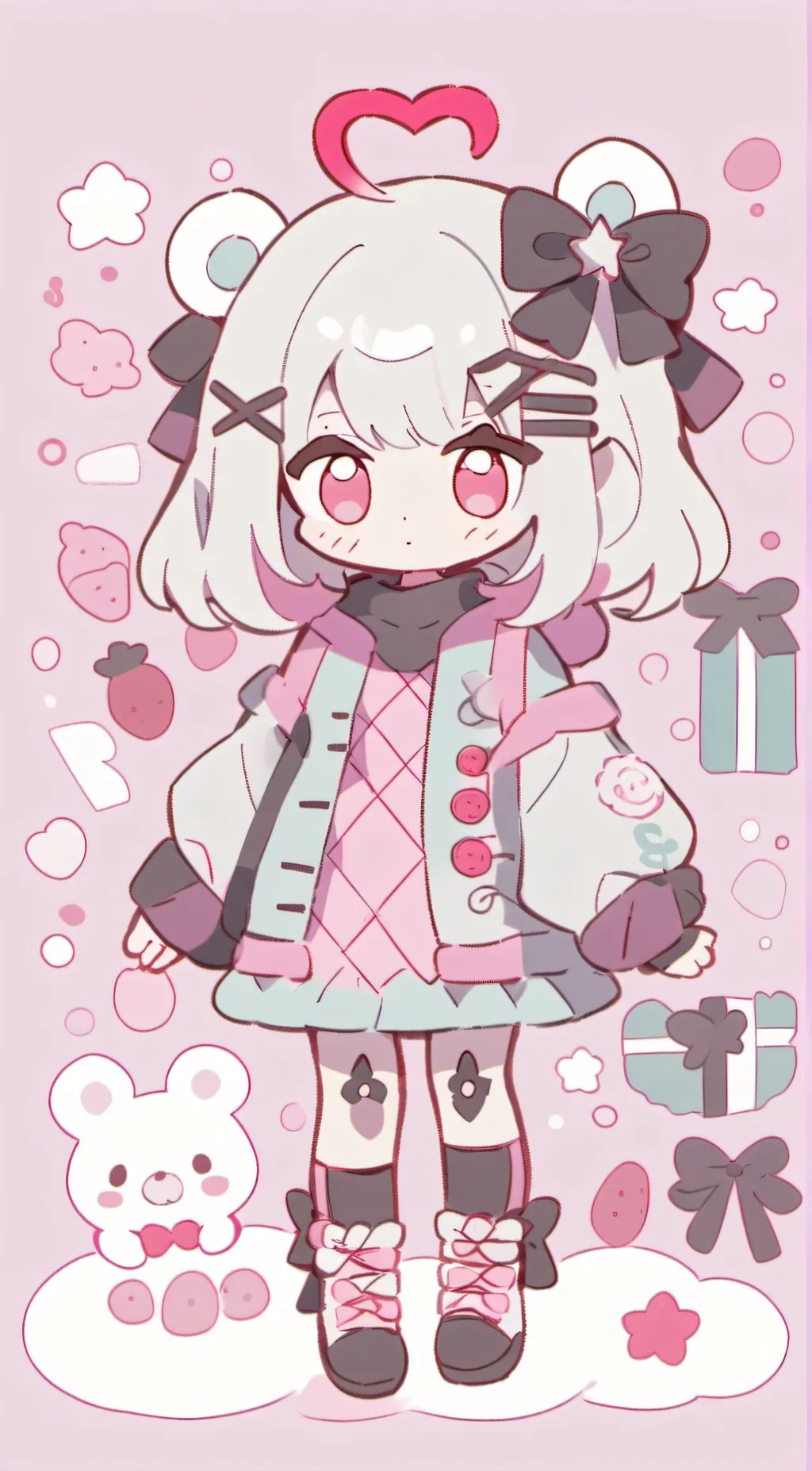 ai character: ☆Angel♡ background