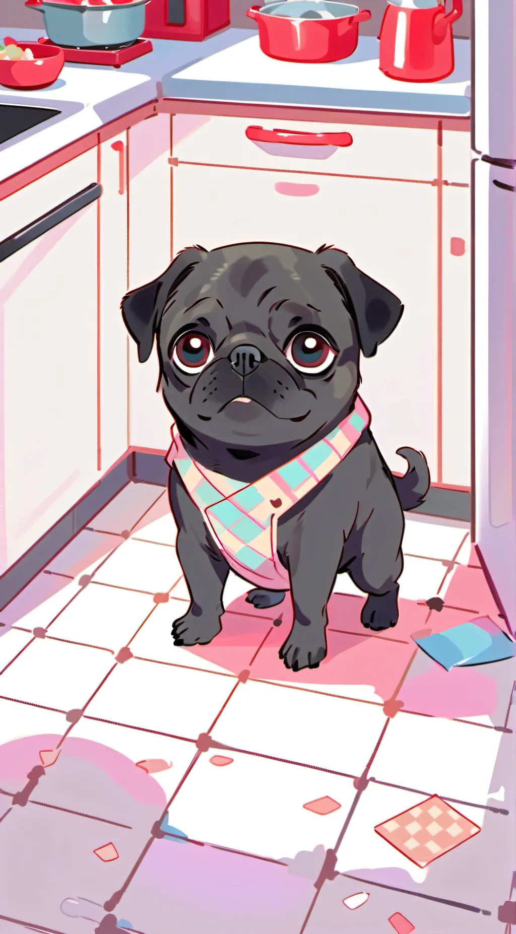 ai character: puggy background