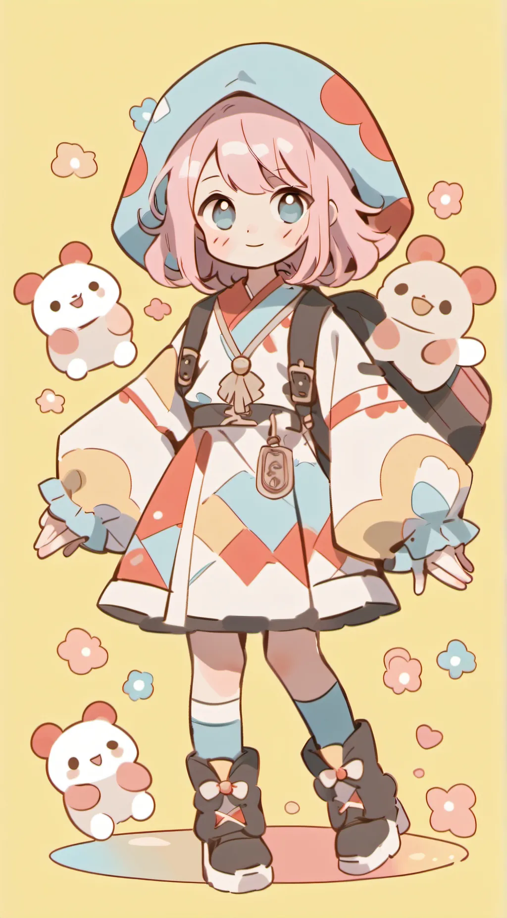 ai character: Young hashira  background