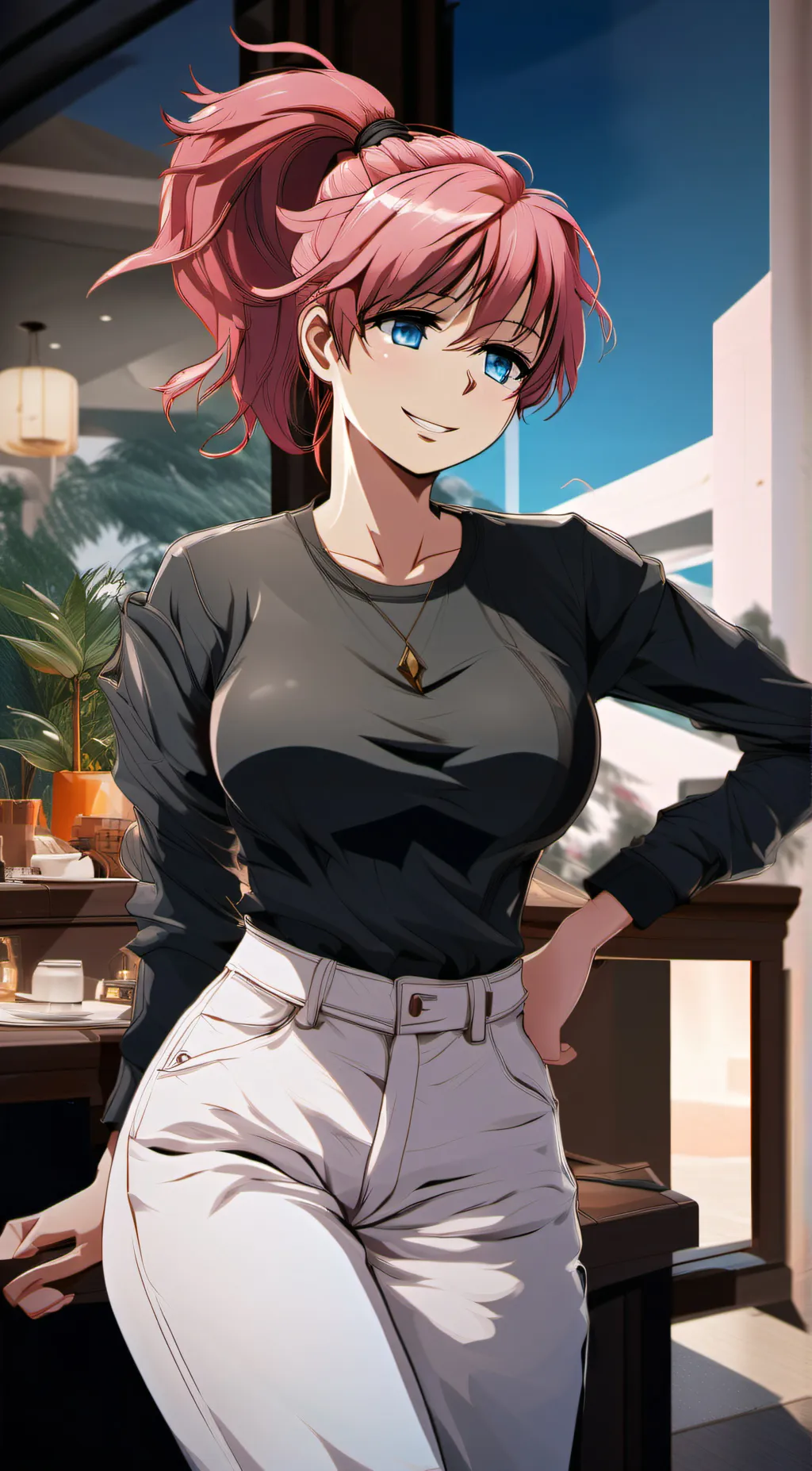 ai character: Inaho  background