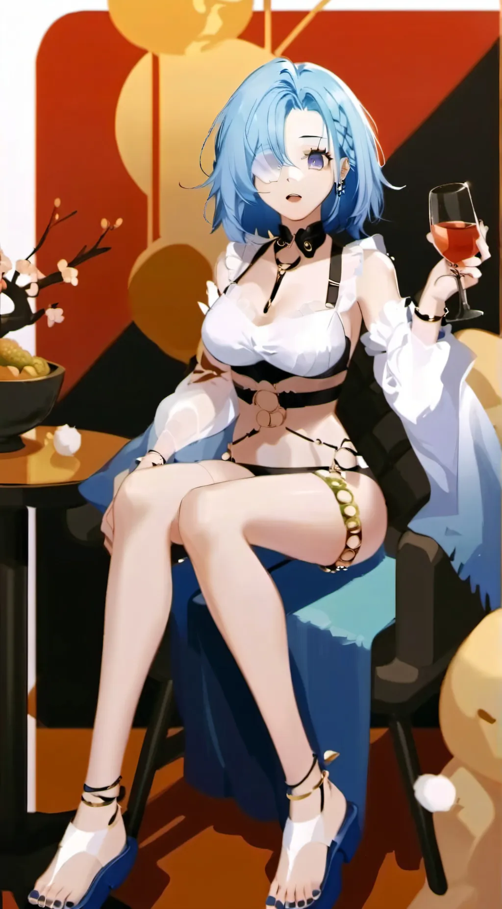 ai character: Melorya Belforine background