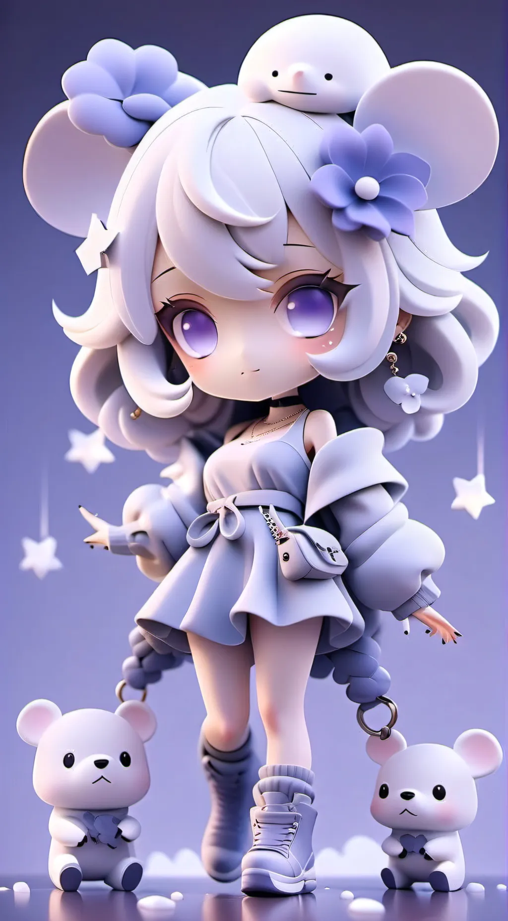 ai character: Mha x among us  background