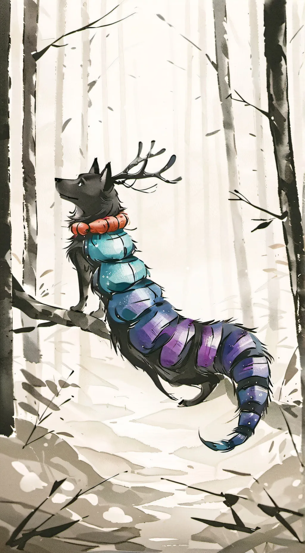 ai character: PJ pug-a-pillar background