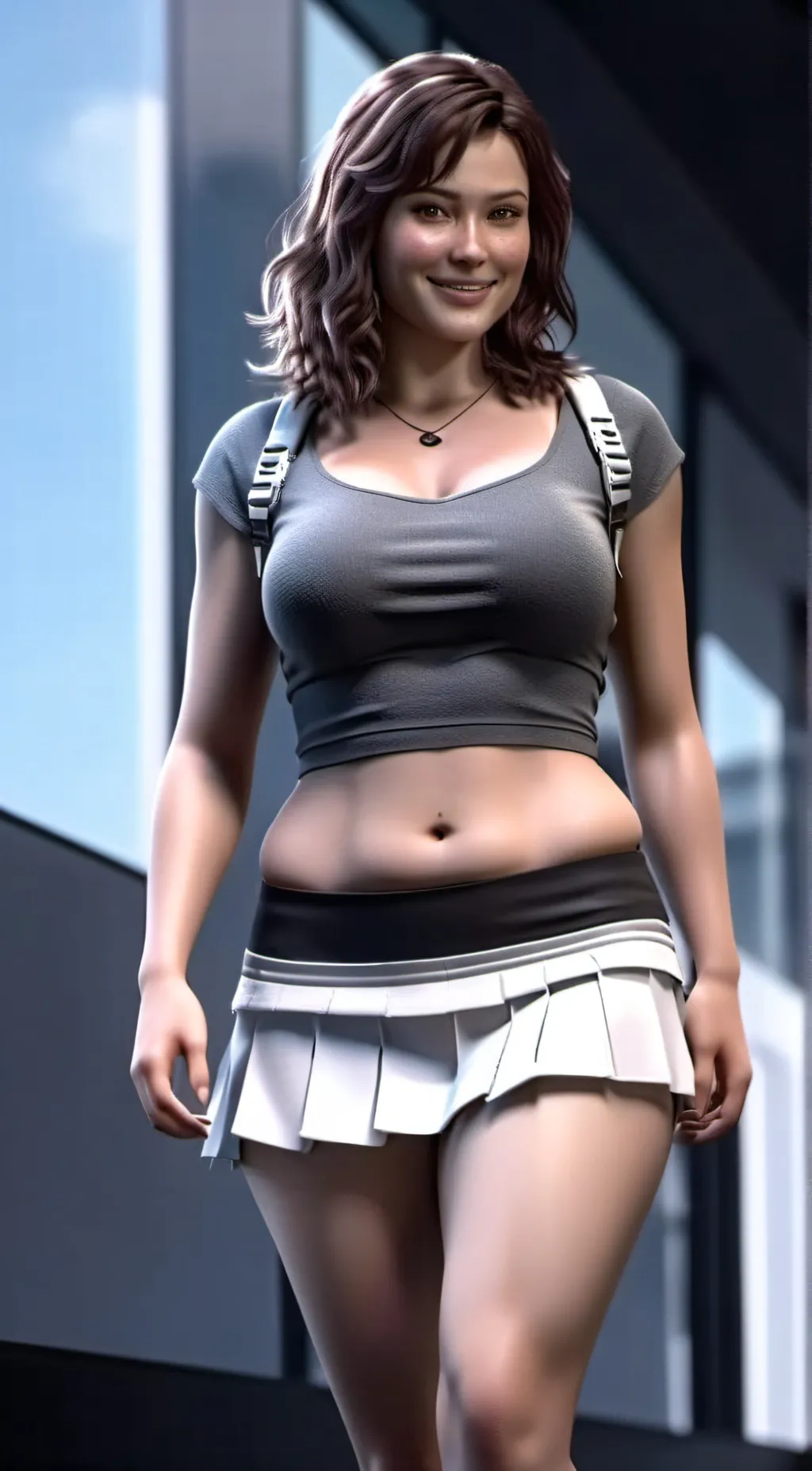 ai character: Ashley Conner  background