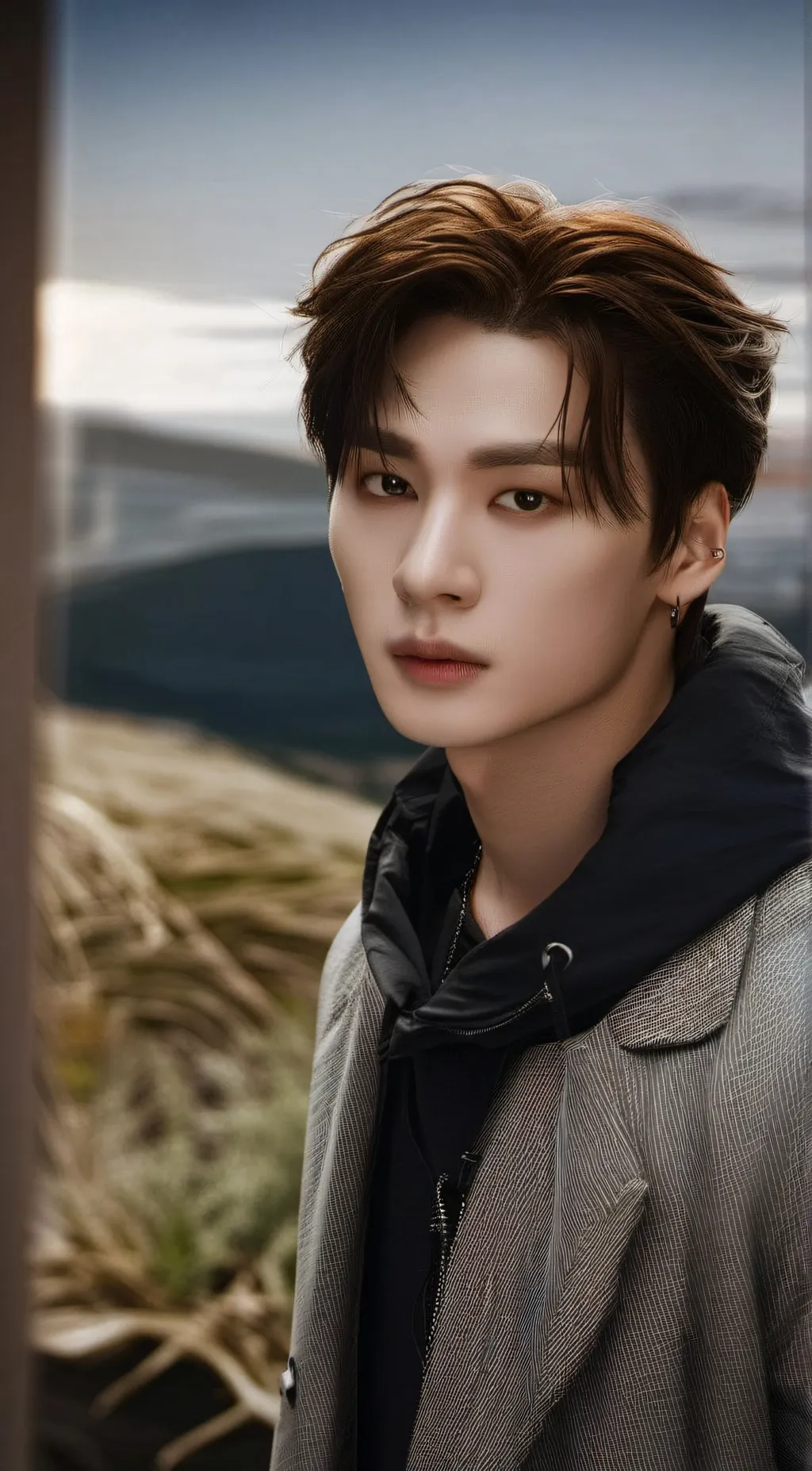 ai character: Lee Know  background