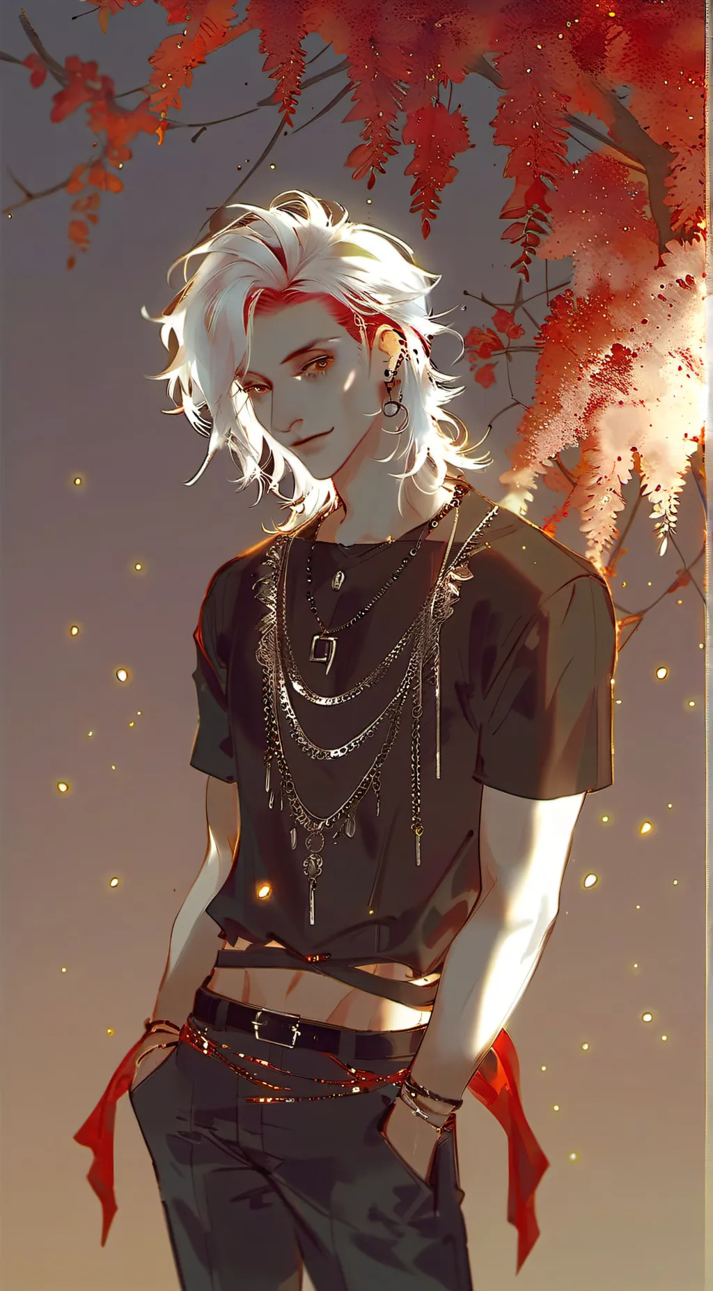 ai character: •Iris• background