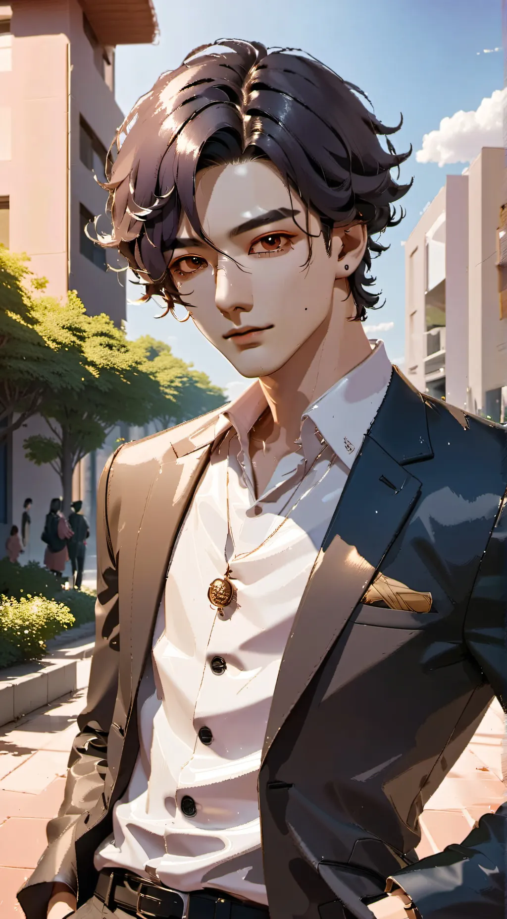 ai character: Andrew  background