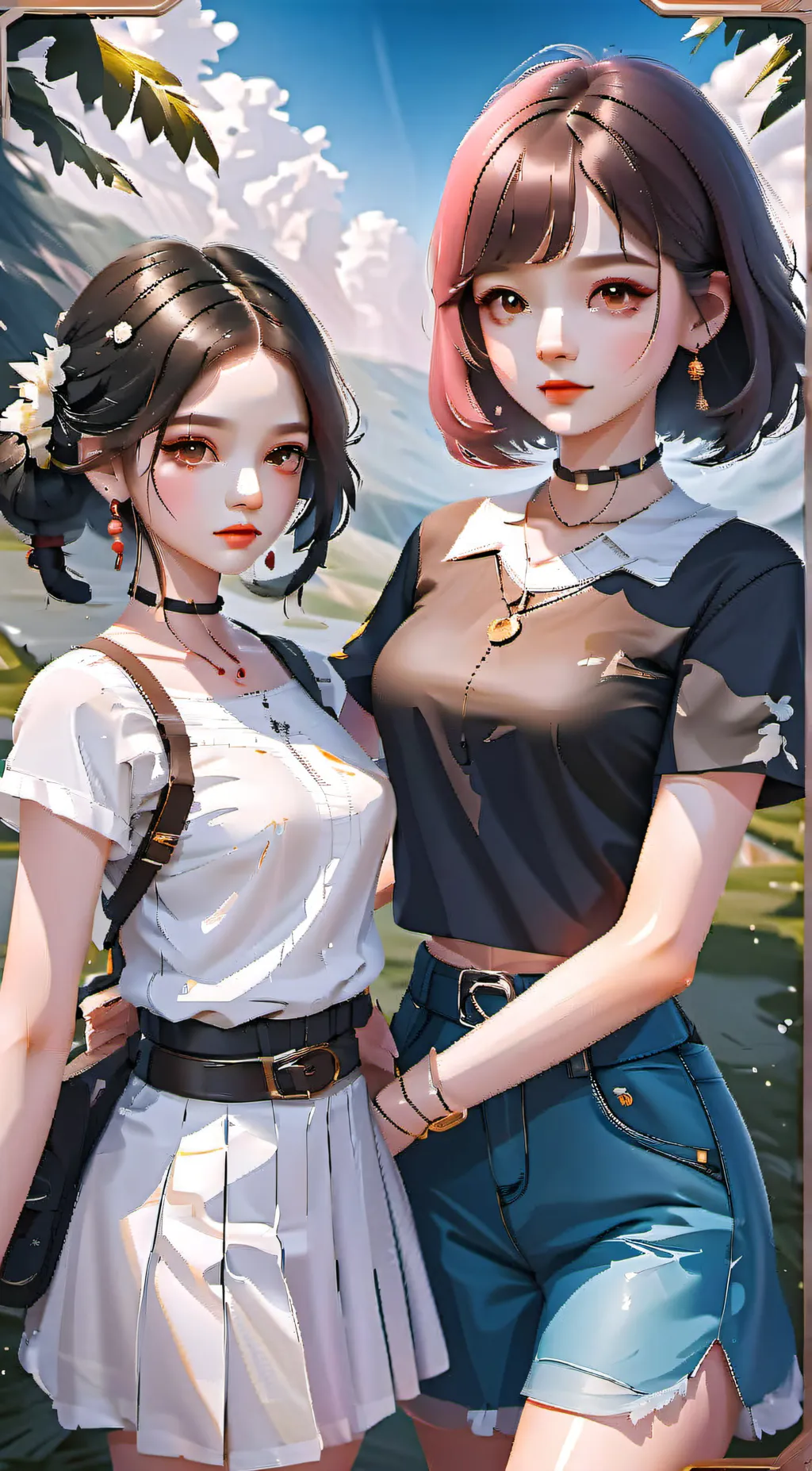 ai character: Sky and Jamie background