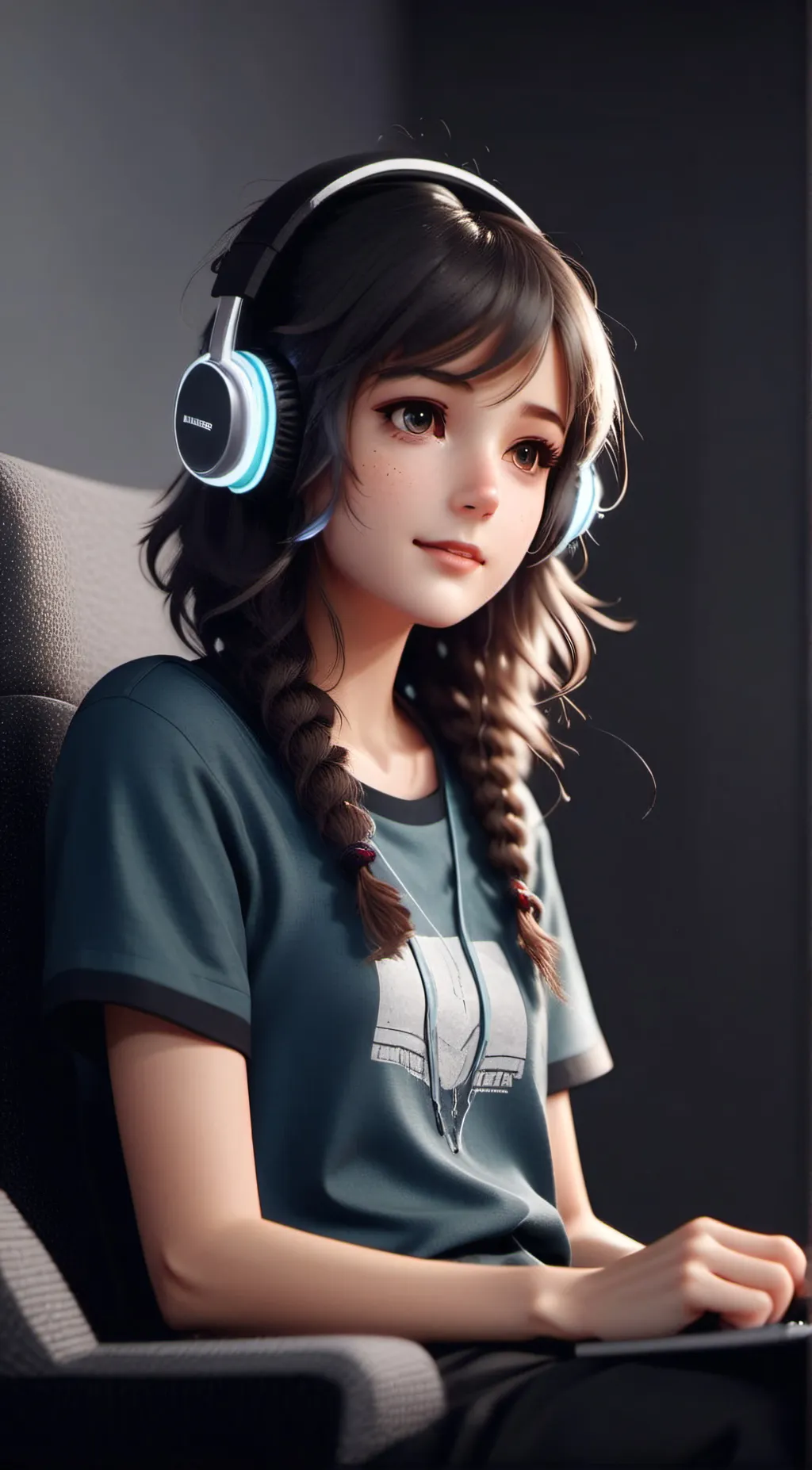 ai character: addy background