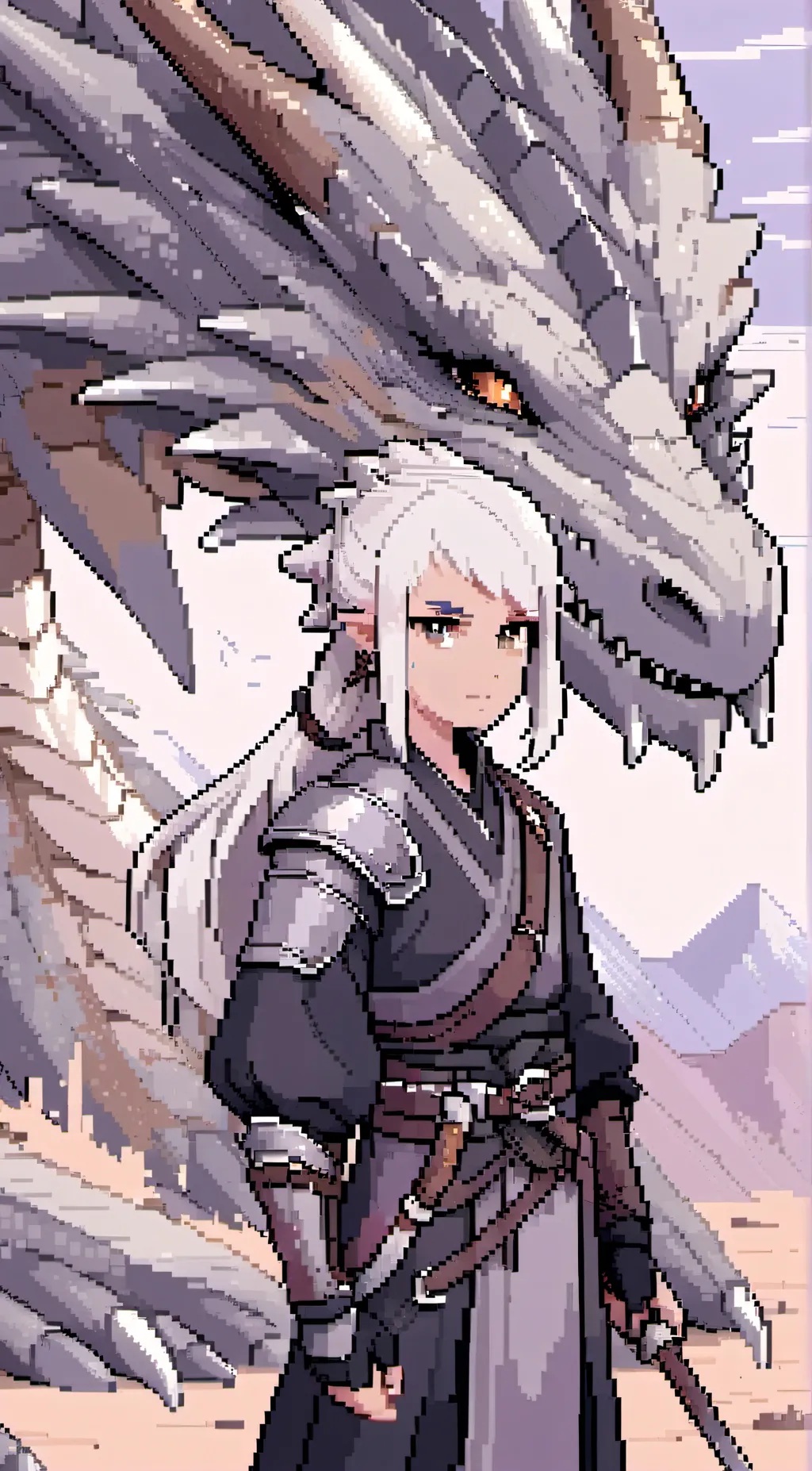 ai character: Lunar and Wraith background