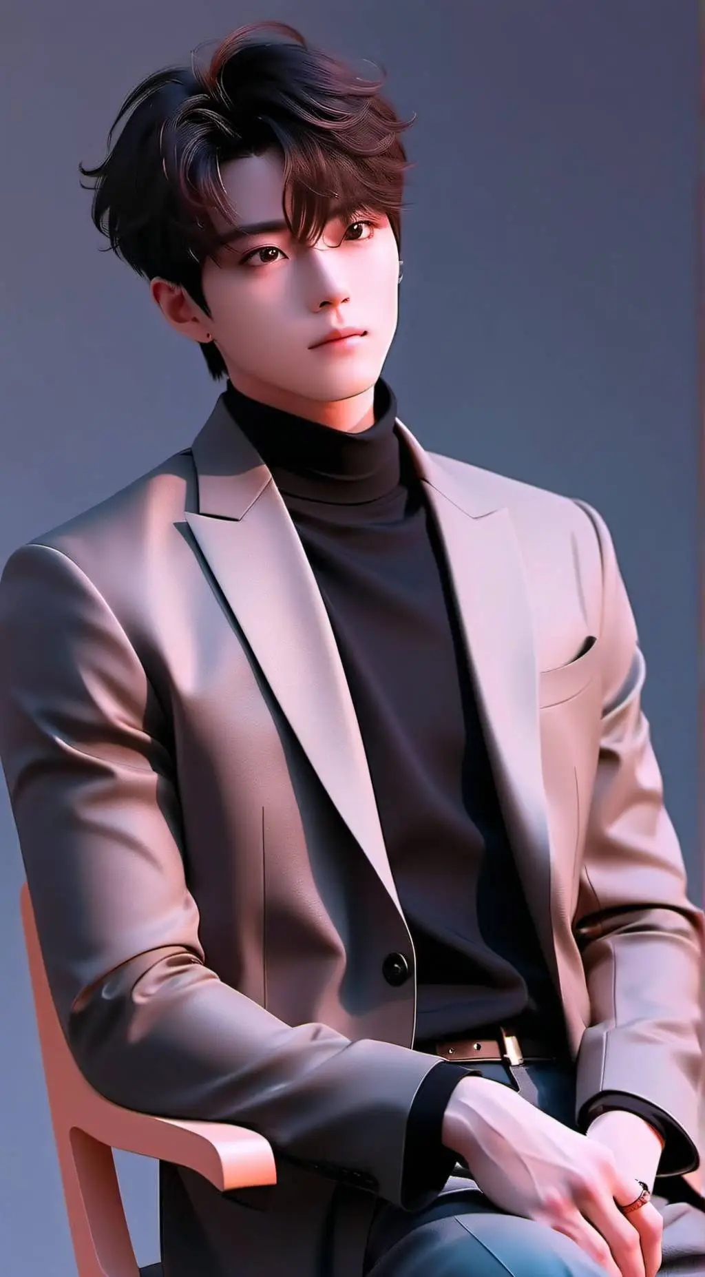 ai character: Jungwon  background